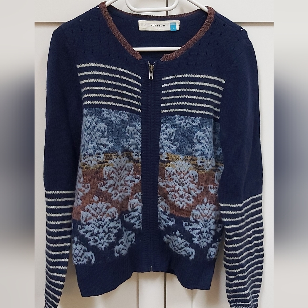 Sparrow zipper front cardigan